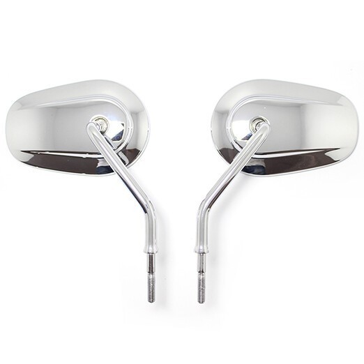 Chrome-Motorcycle Rearview Mirrors For Harley Davidson Sportster 883 1200 Custom