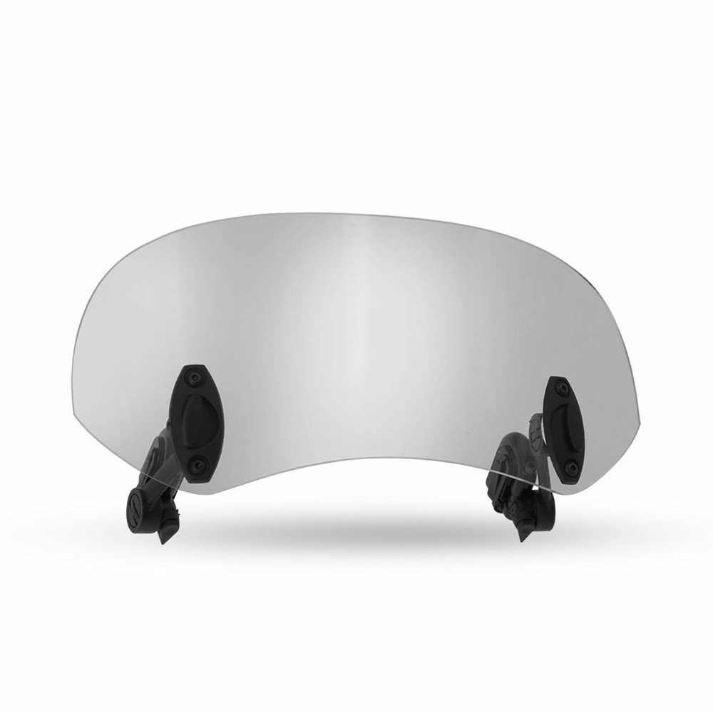 Universal Motorcycle Windshield Wind Screen Deflector Extension Spoiler Clip On