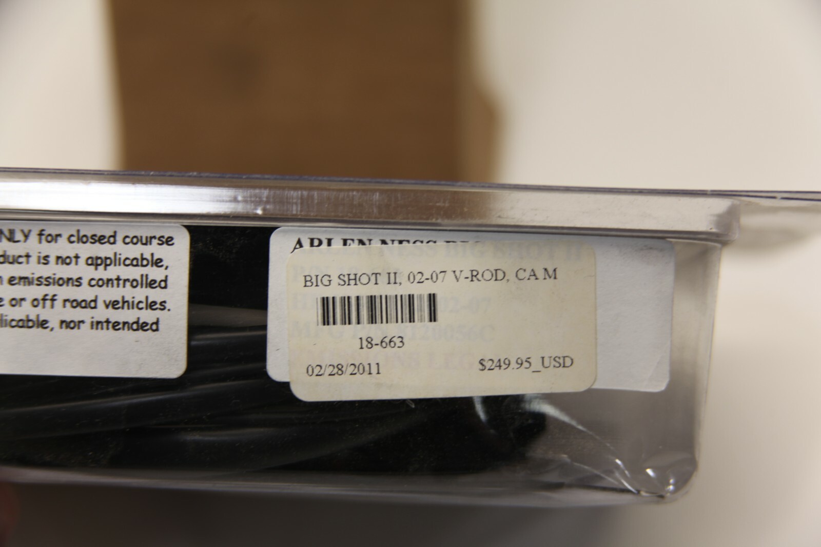 Arlen Ness BIG SHOT II 02-07 V-ROD CA MOD (18-663)