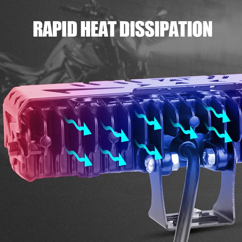 6″inch LED Work Light Bar Driving Fog Lamp Spot DRL Car Offroad SUV Yellow+White