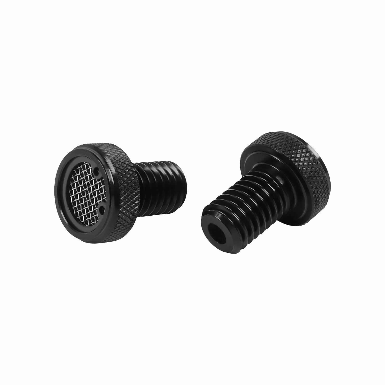 Black Breather Bolts Kit Compatible With Harley 1991-2023 Sportster EVO Big Twin