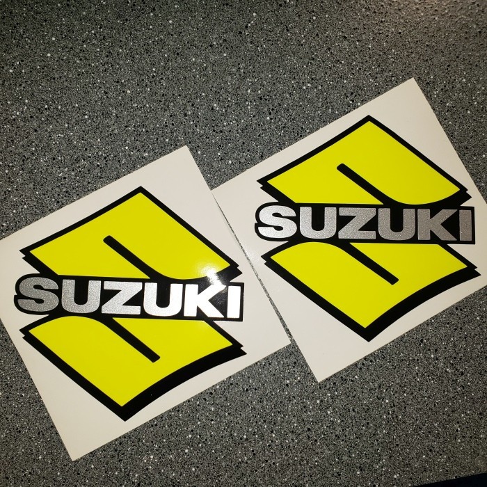 Suzuki S decals 750 stickers 600 gsxr 1000 sv 650 250 rm 8r moto gp z 450 90 50