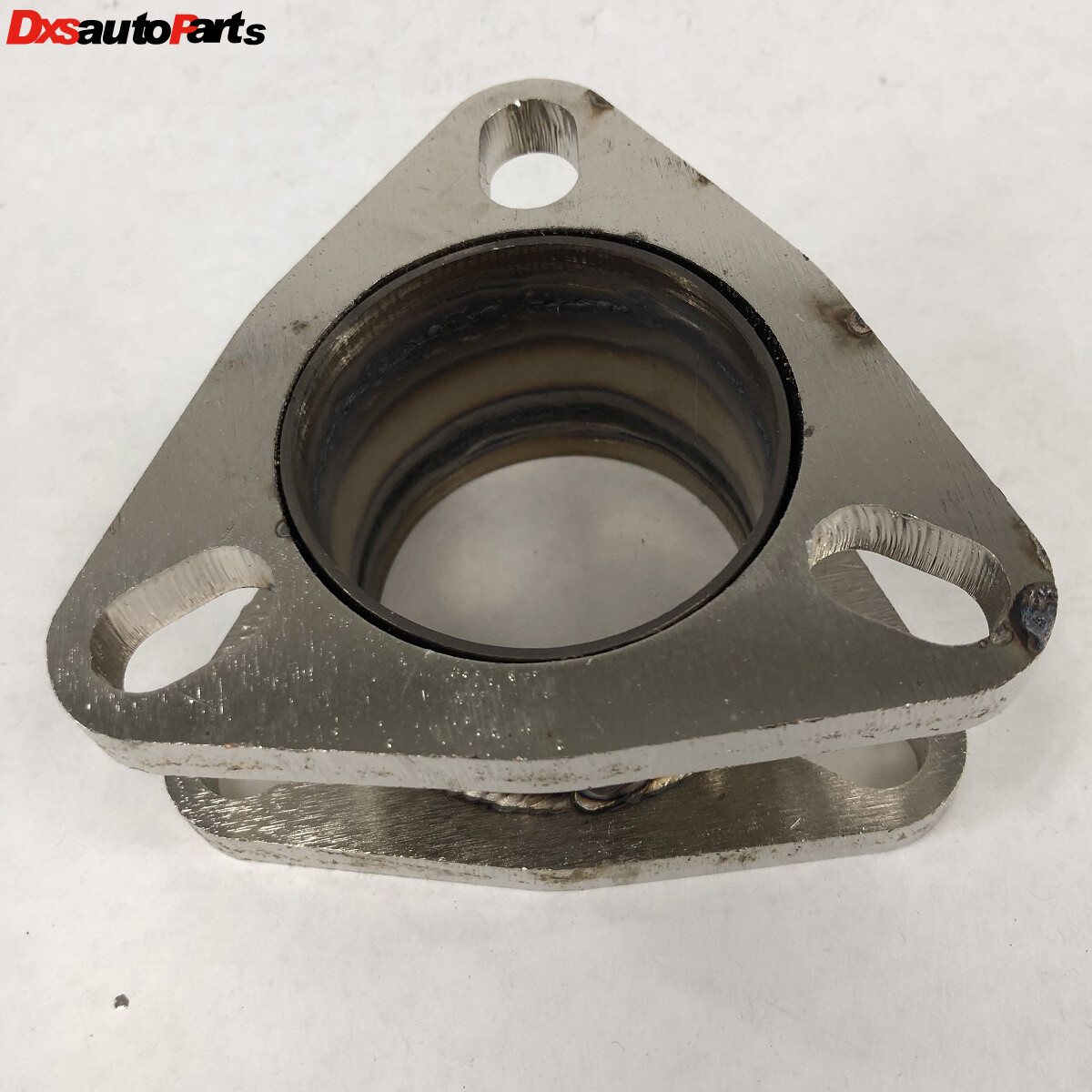 2.5 inch 3 Bolt Flange Exhaust Muffler Pipe Extension Flange Mild Steel Adapter