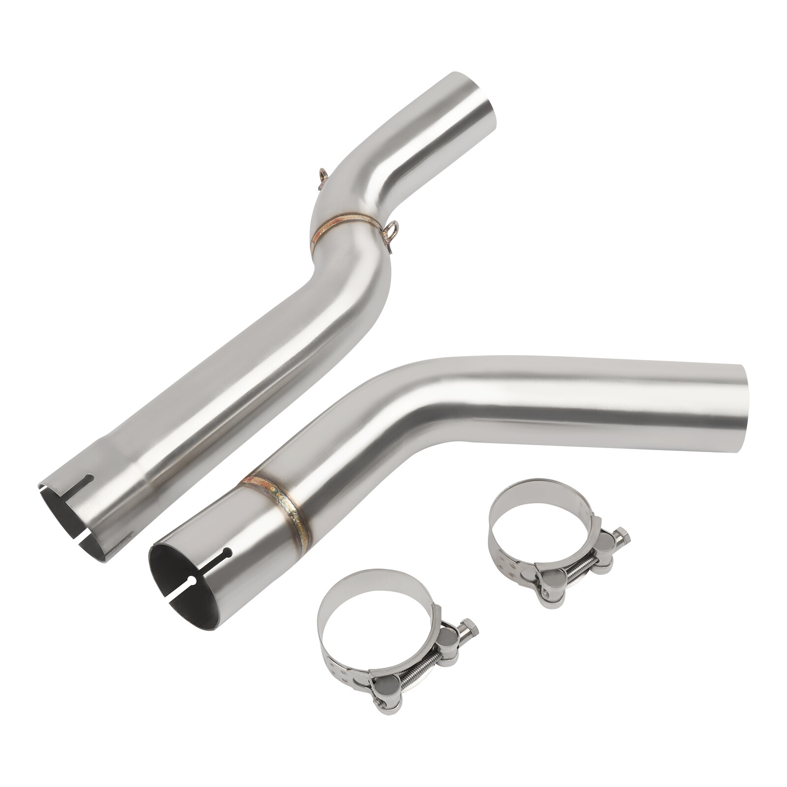 For Honda CBR600RR F5 2005-2024 Exhaust System Muffler Tips Tail Link Pipe Black