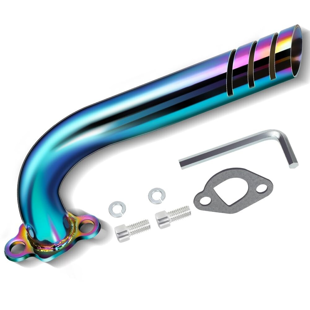 Colorful Exhaust Pipe Header Kit For Predator 212cc 196cc GX160 GX200 CT200U