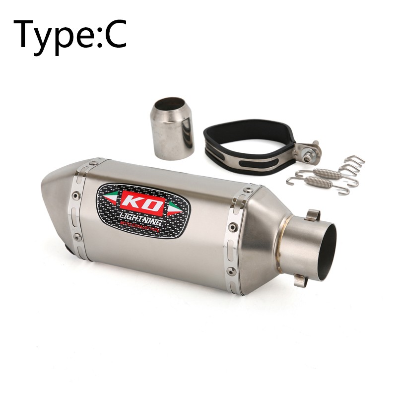 Slip On For Motorcycle Exhaust Muffler Tail Pipe DB Killer Exhaust 51mm 310mm