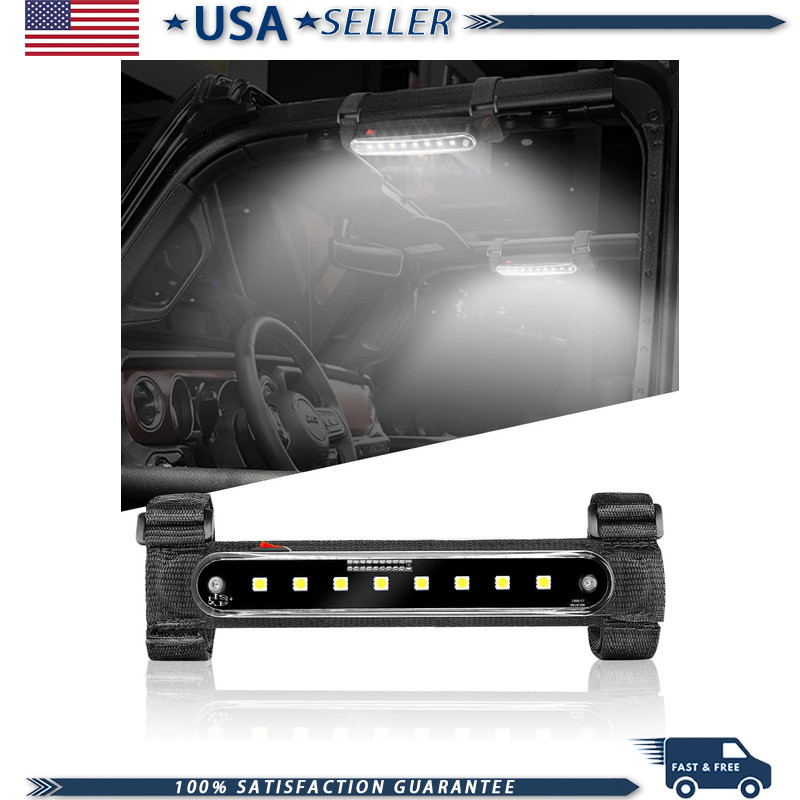 UTV Dome Lights – SXS Roll Bar LED Lights Off-Road ATV White WirelesColor: White