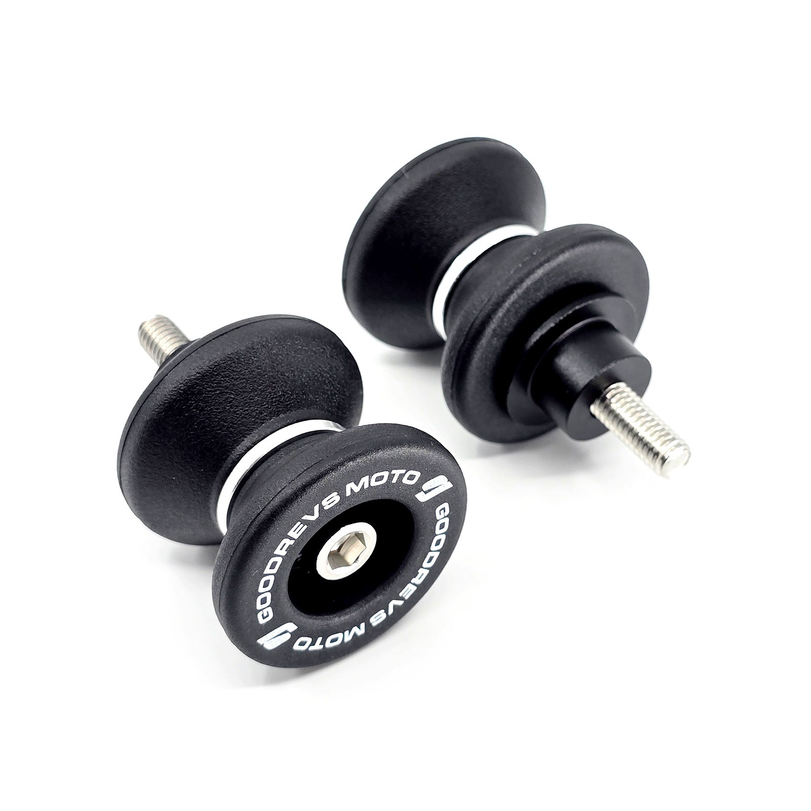 Goodrevs M8 Swingarm Spools Paddock Stand Bobbins Fit Kawasaki Honda Ducati BMW