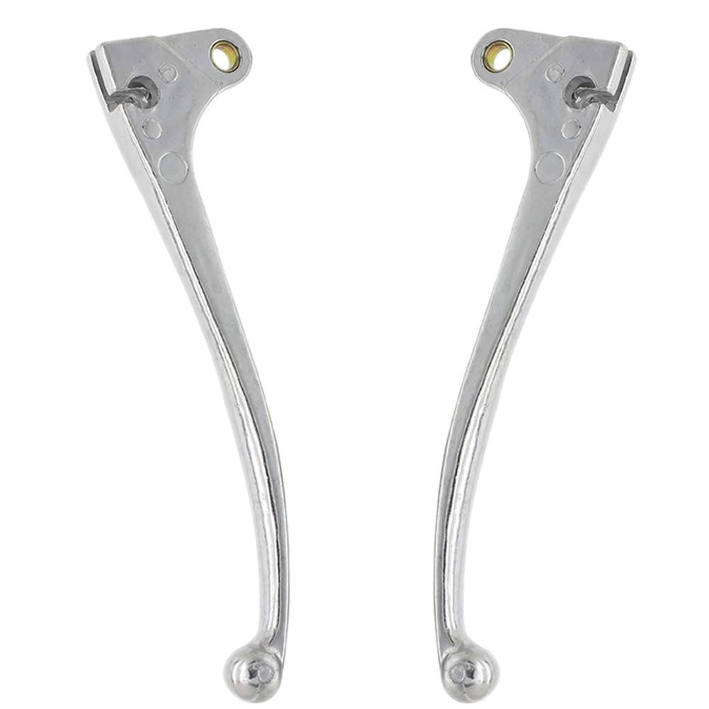 motoparty Handle Clutch Brake Lever for Honda XL 175 185 / CM 185 200 Silver