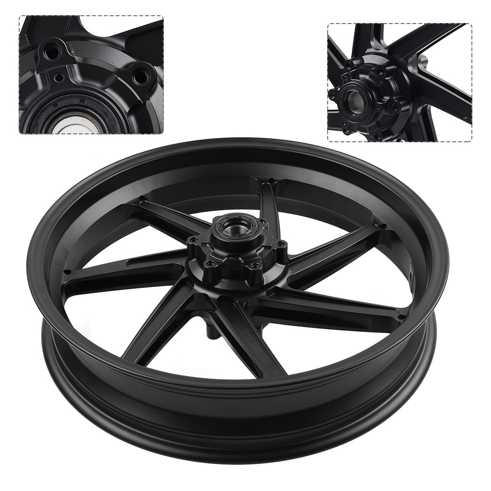 Matte Black Front Wheel Rim For BMW S1000RR S1000R S 1000 R RR M Version 21-24