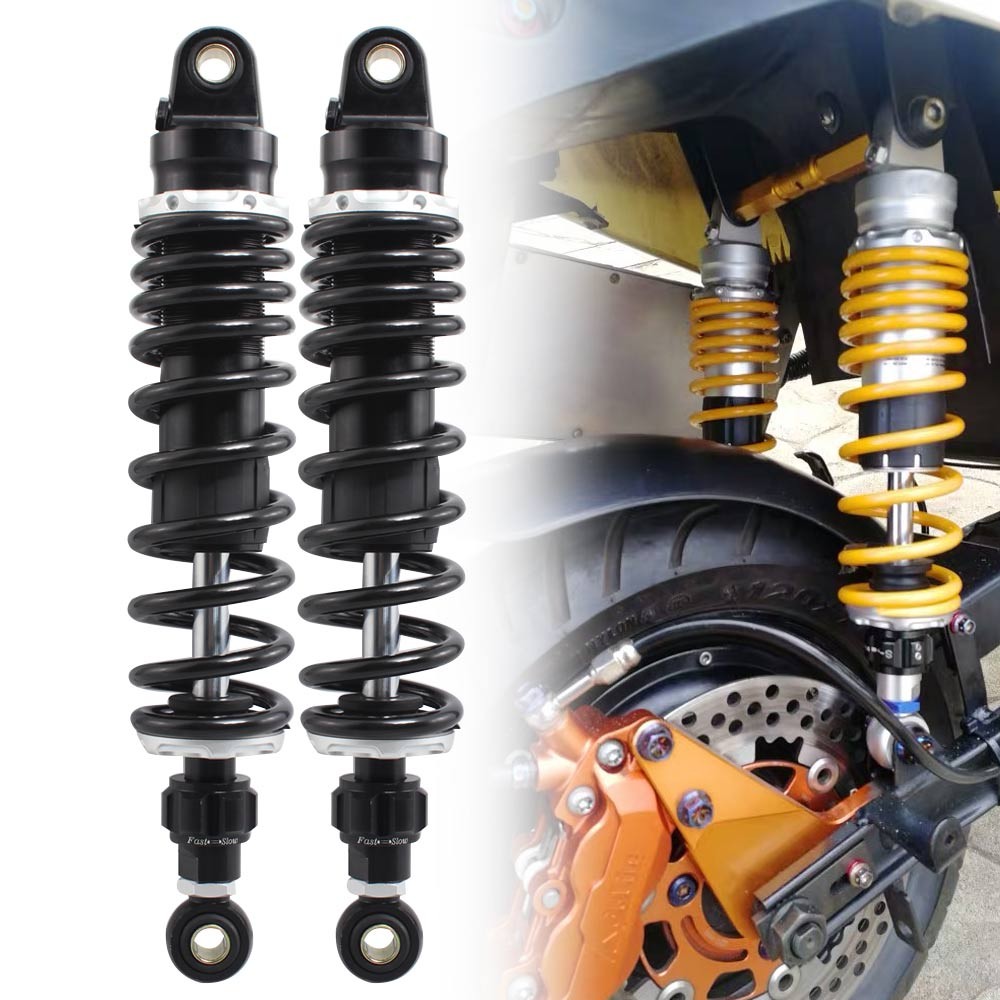 330mm 13″ Black Rear Air Shocks Damper Absorbers Suspension Universal For Honda