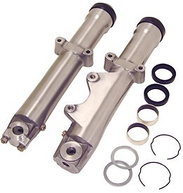 V-Factor 36726 Chrome Lower 41mm Fork Tube Legs for Harley FXST Softail 84-99