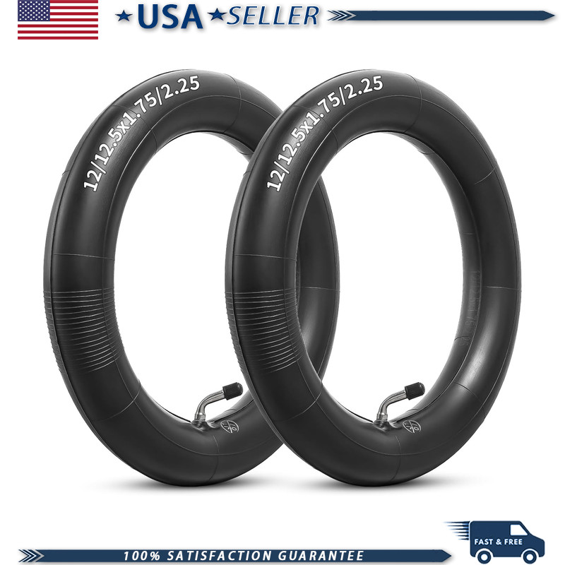Heavy Duty 12/12.5×1.75×2.25 Thick 40 Butyl Inner Tube, 12 1/2×2 1/4 Tube CR202