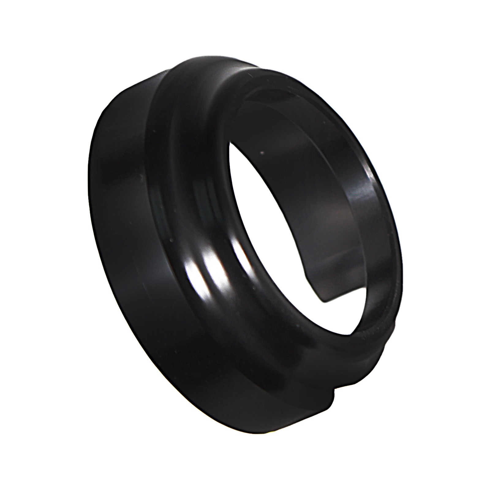 Black ABS Sensor Cover Wheel Spacer Set For Harley 2008-2024 Touring Road Glide