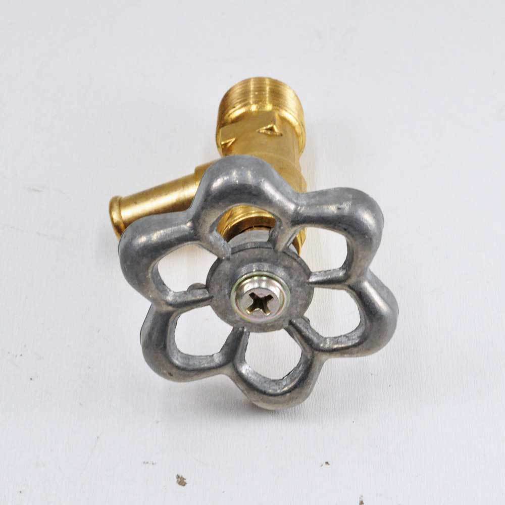 Faucet Style Motorcycle Petcock, Brass w. Zinc Handle 3/8″ NPT, Fuel Valve Gas