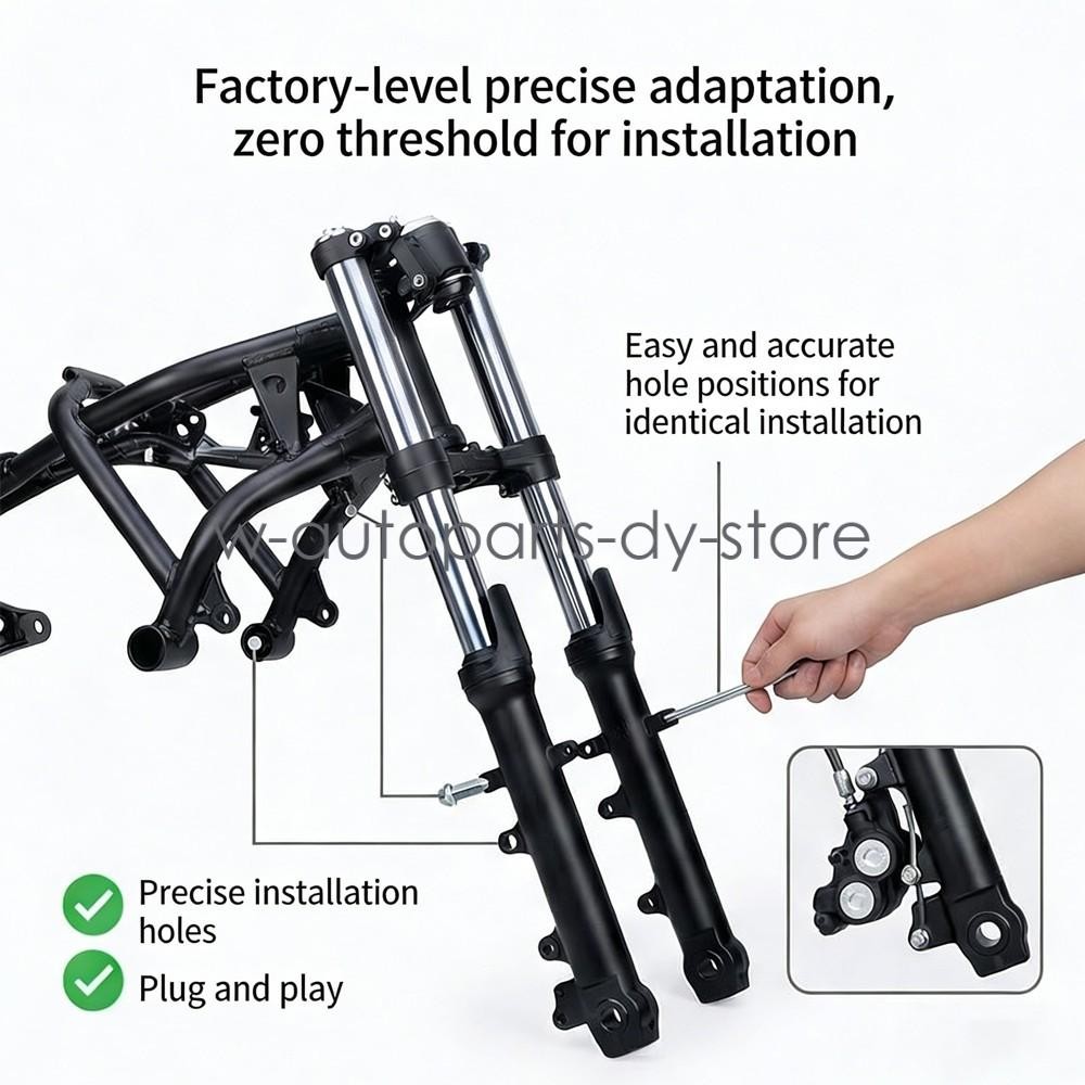 Fit For YAMAHA FZ07 MT07 2013 – 2016 Front Shock Absorber Fork Suspension Set
