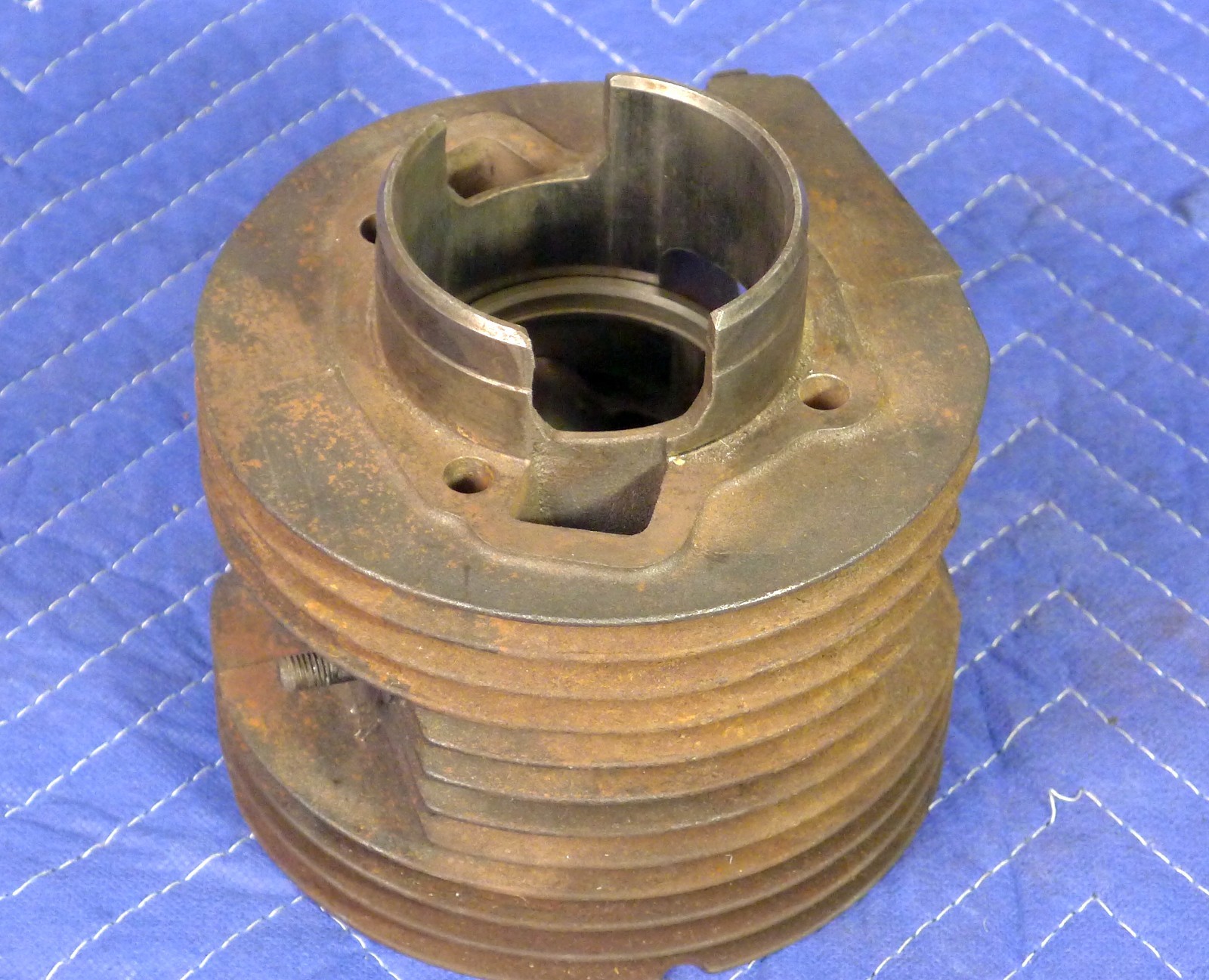 Lambretta SX 200 Innocenti Cast Iron Barrel Cylinder And Piston Used #1405