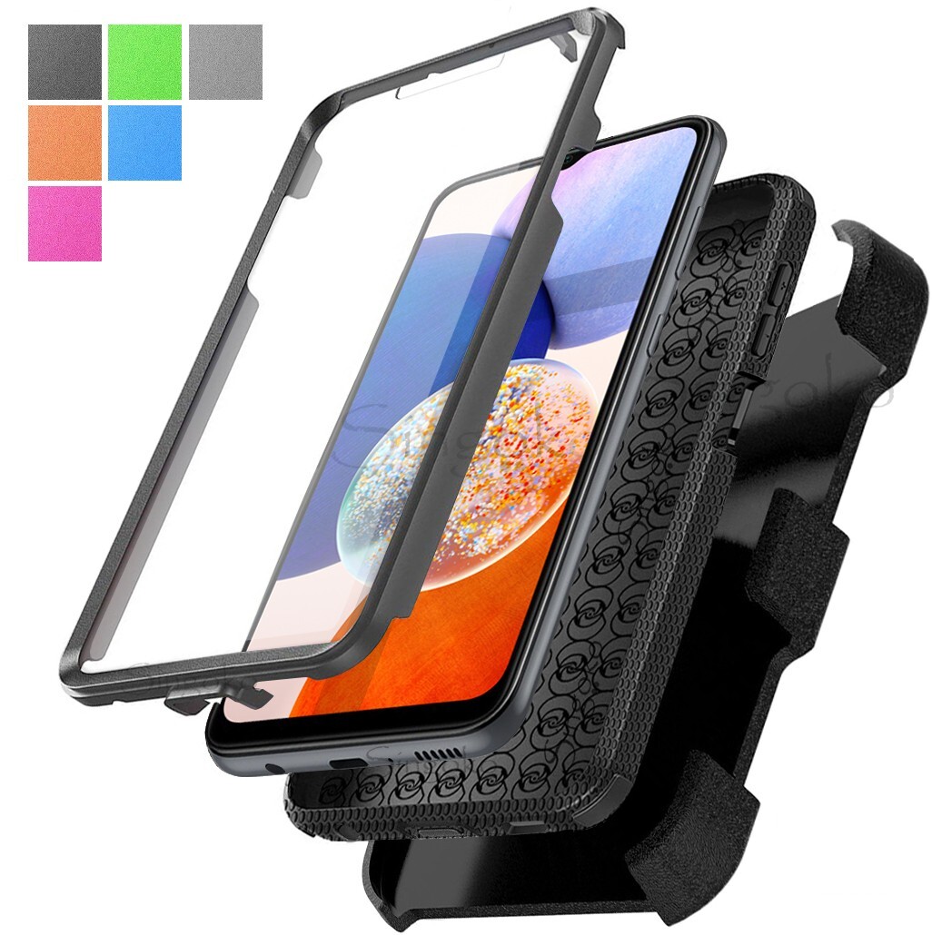 RUGGED FULL BODY SHOCKPROOF ARMOR Clip Holster Stand Case Cover SCREEN PROTECTOR