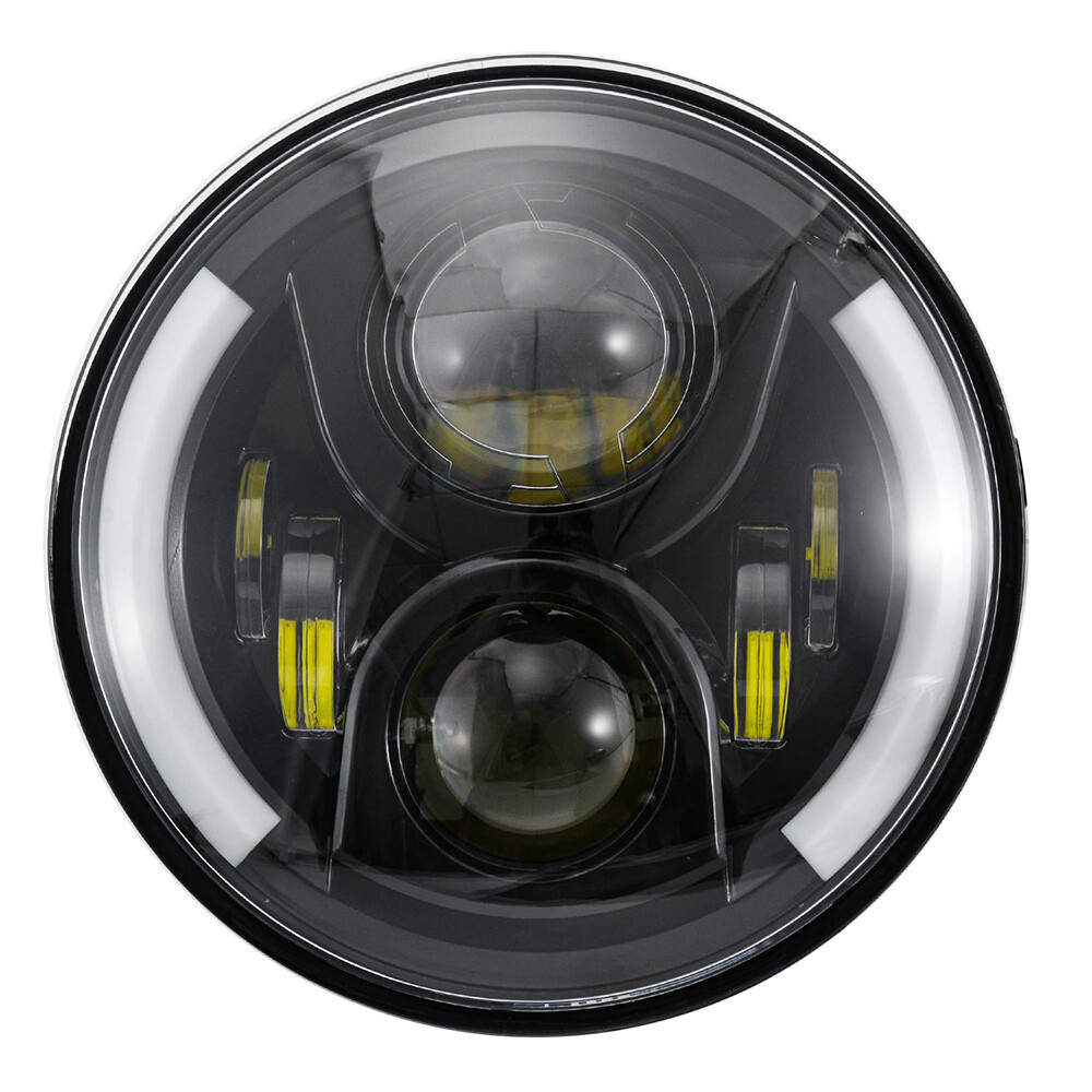 7” LED Headlight Front Lamp Beam IP67 Round for SUZUKI sv650 dr650 gs500