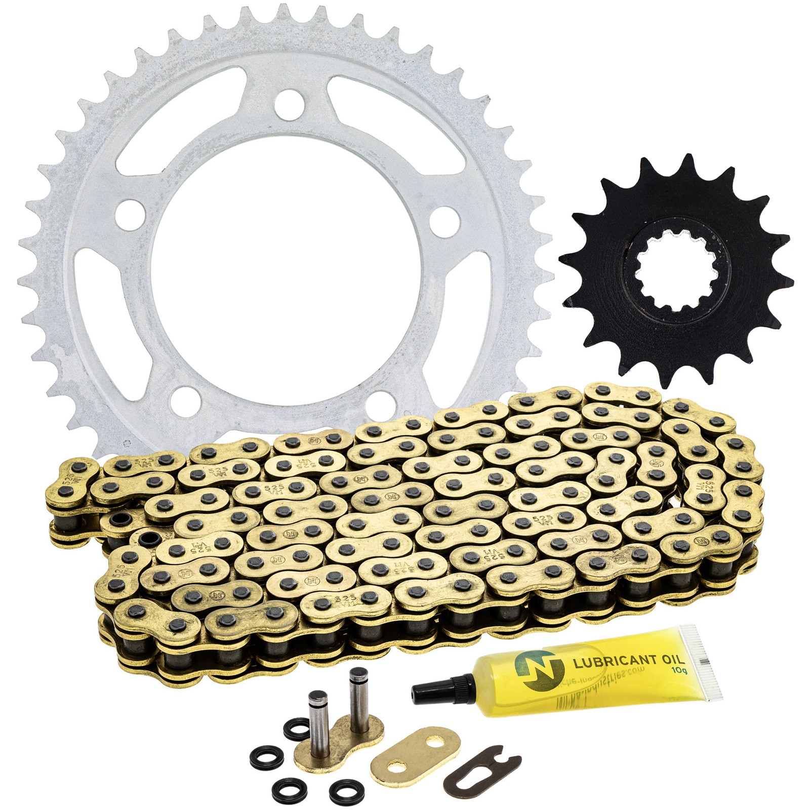 Sprocket Chain Set for Honda CBR600 CB600 16/43 Tooth 525 X-Ring Front Rear Kit