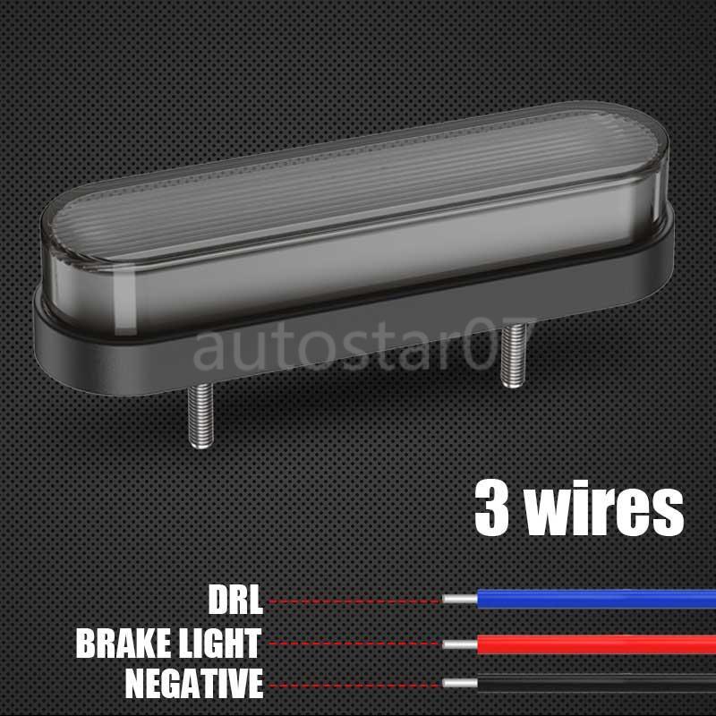 Motorcycle LED Rear Tail Light Brake taillight Stop Light Universal Running Lamp