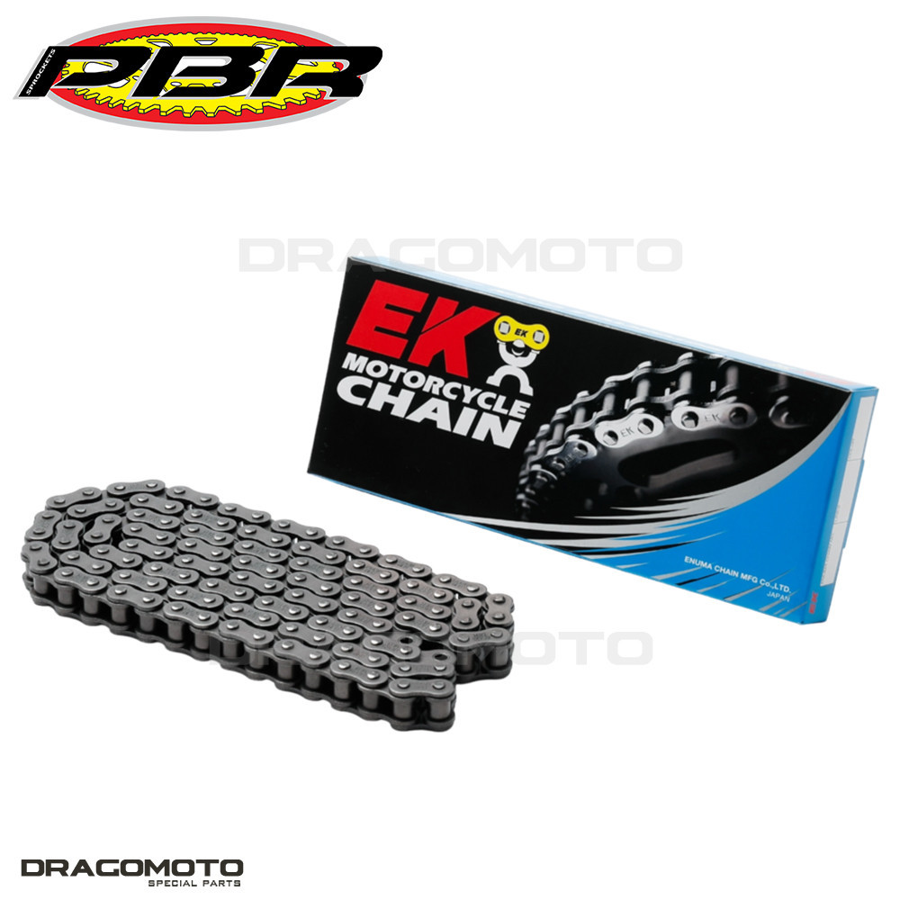 KAWASAKI KH 100 1978-1981 chain sprocket kit 428 PBR EK2418