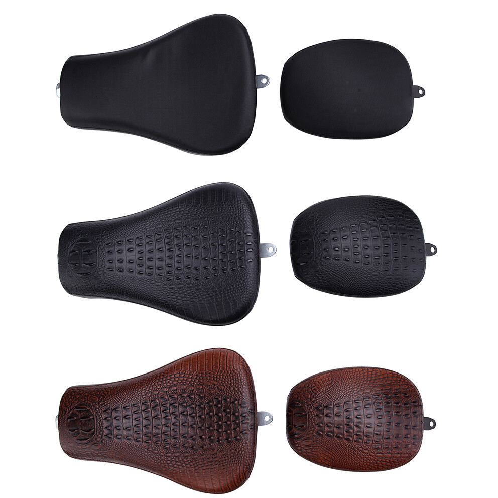 Front Driver Solo Seat + Rear Passenger For Harley Davidson Sportster XL1200 883