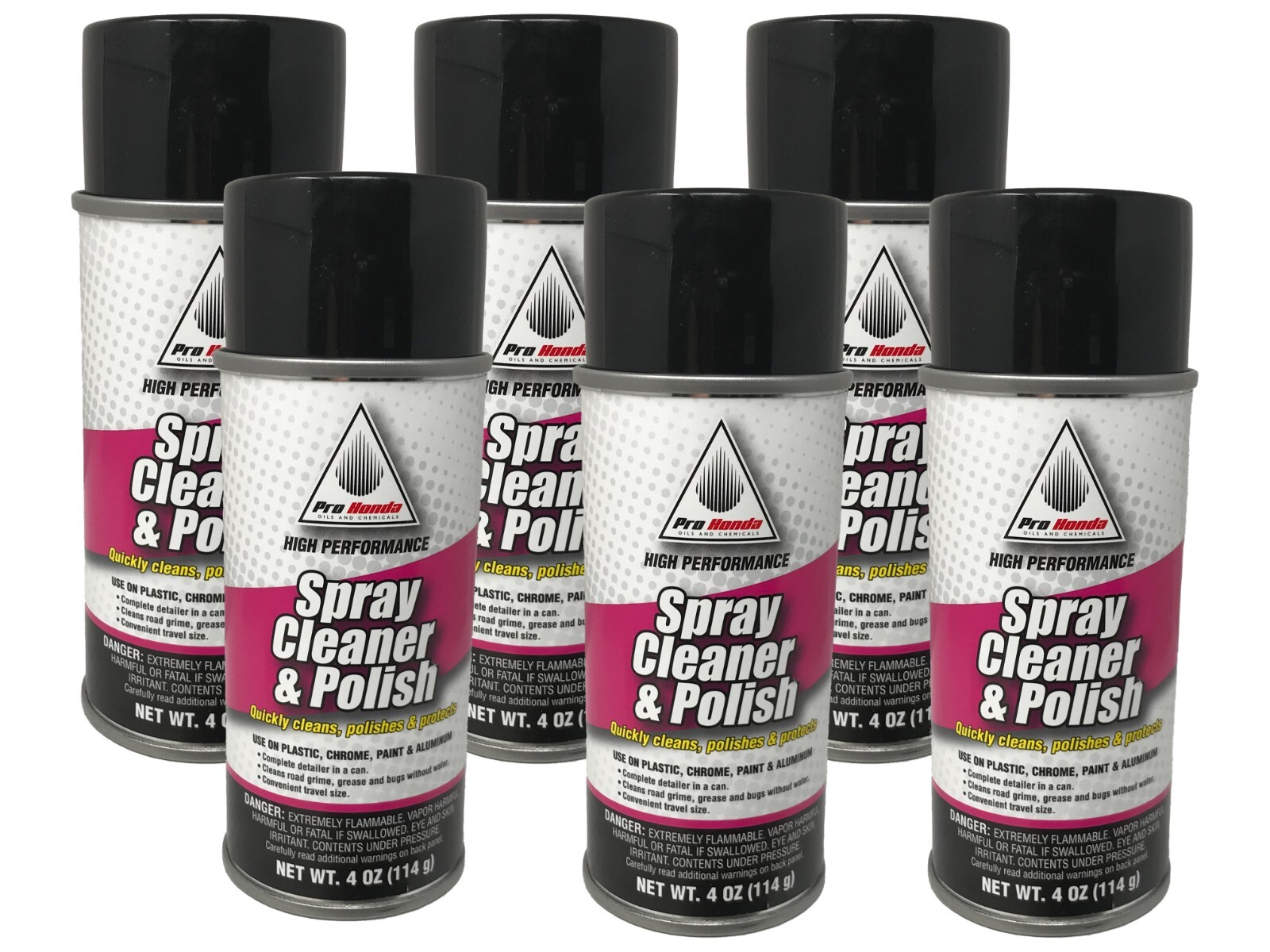 Honda Genuine OEM Pro Honda 4oz Spray Cleaner and Polish 08732-SCPSM – 6 Pack