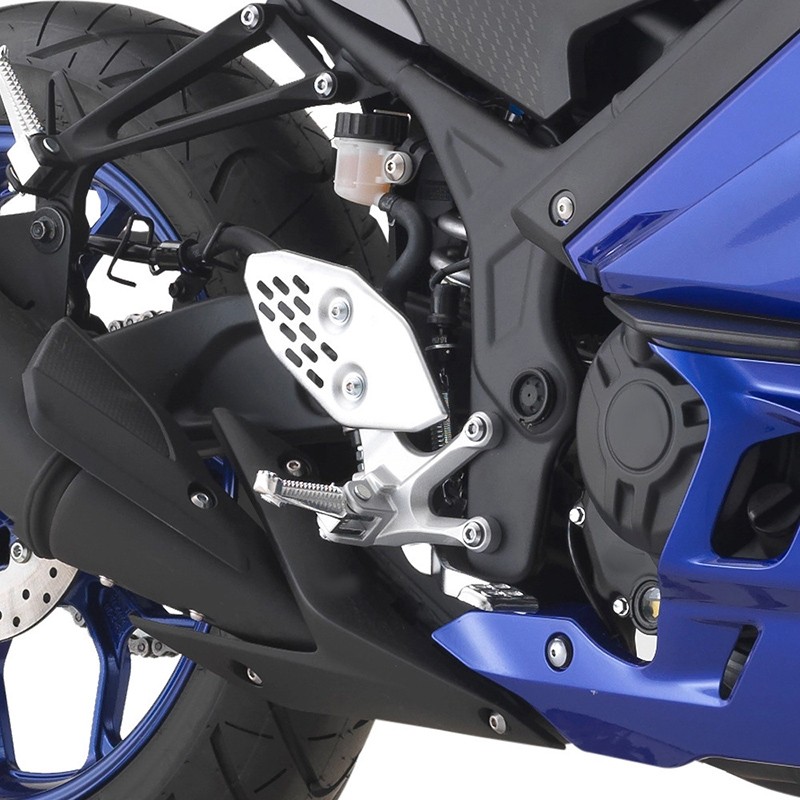Front Foot Peg Rest Footrest Pedal For 1994-24 Yamaha YZF R1 R3 R6 FZ07 FZ09 FZ6