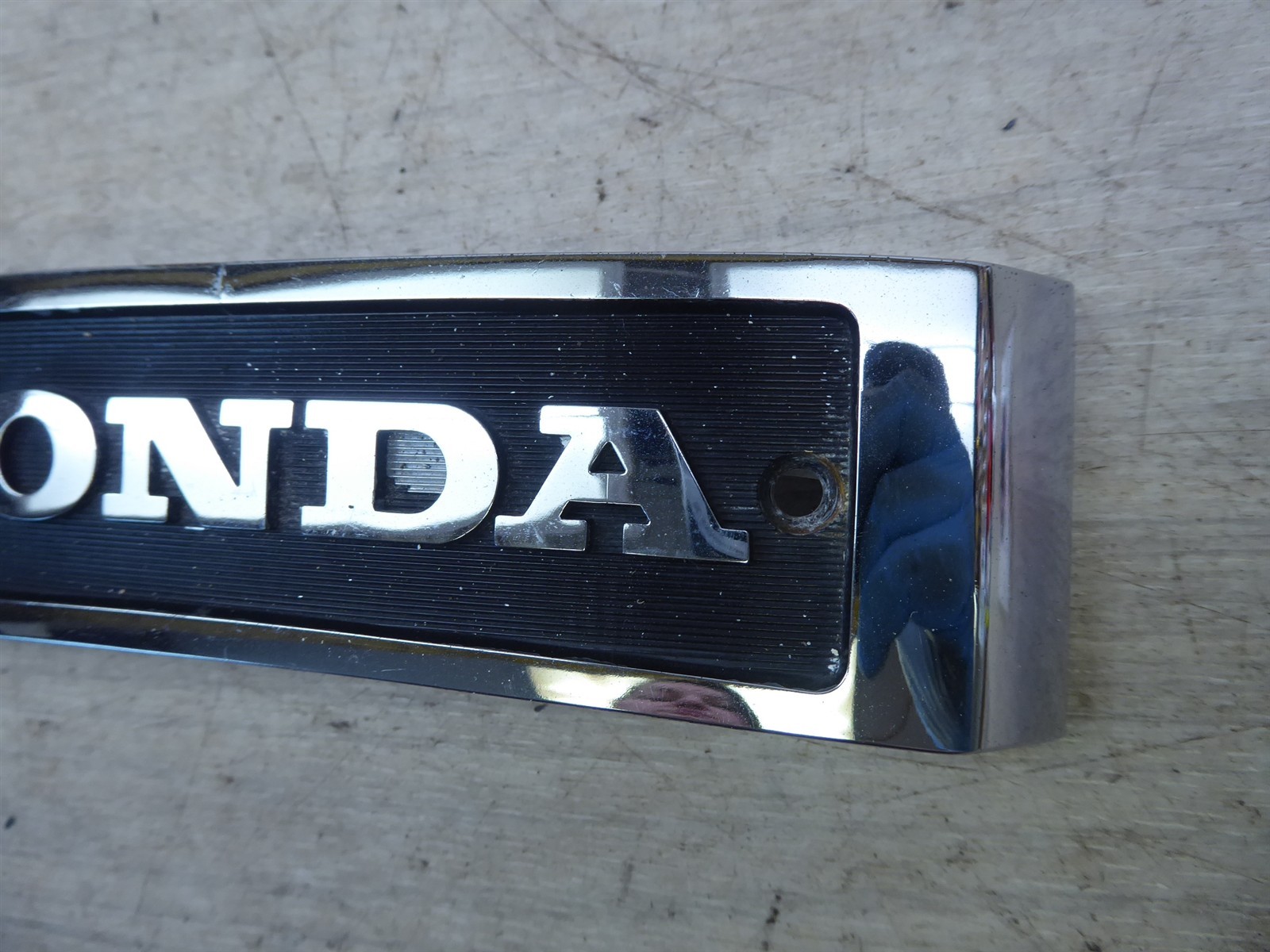 1980 Honda CB750 Custom H21183) front fork trim emblem cover