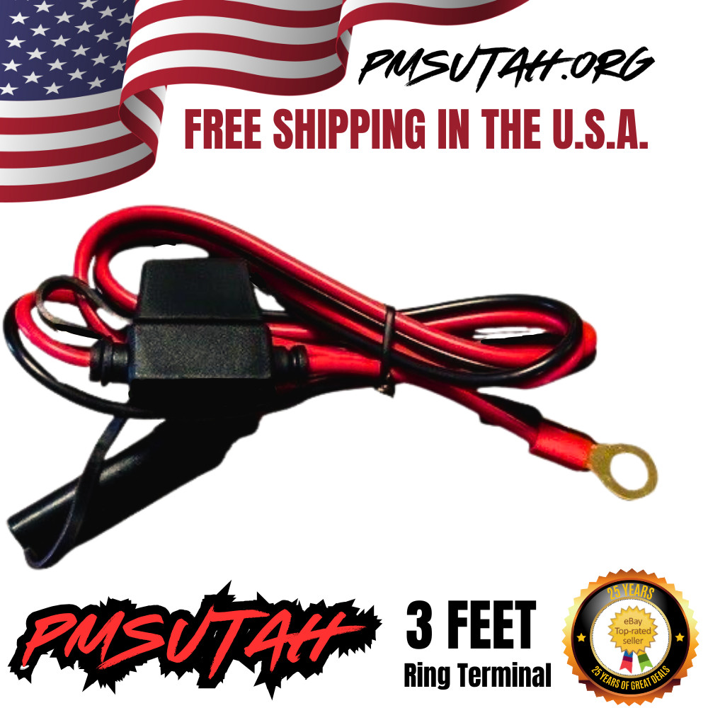 Motorcycle Battery Charger Cord Plug For Tender Cable Quick Connect Extender