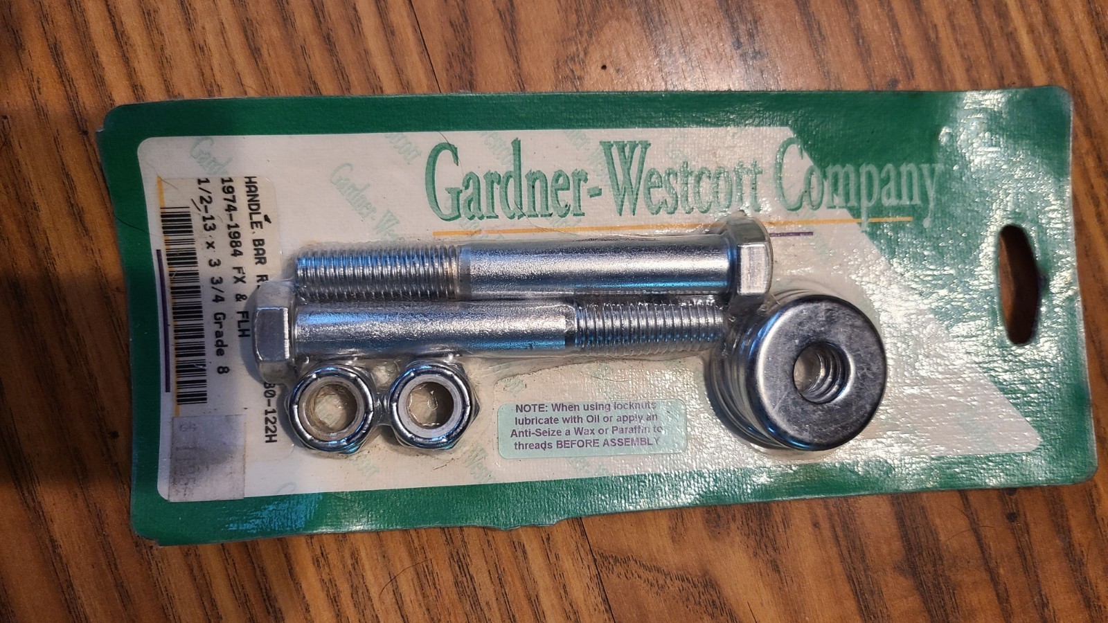 GARDNER-WESTCOTT HANDLEBAR RISER BOLT KIT 1974-1984 FX AND FLH C-80-122H