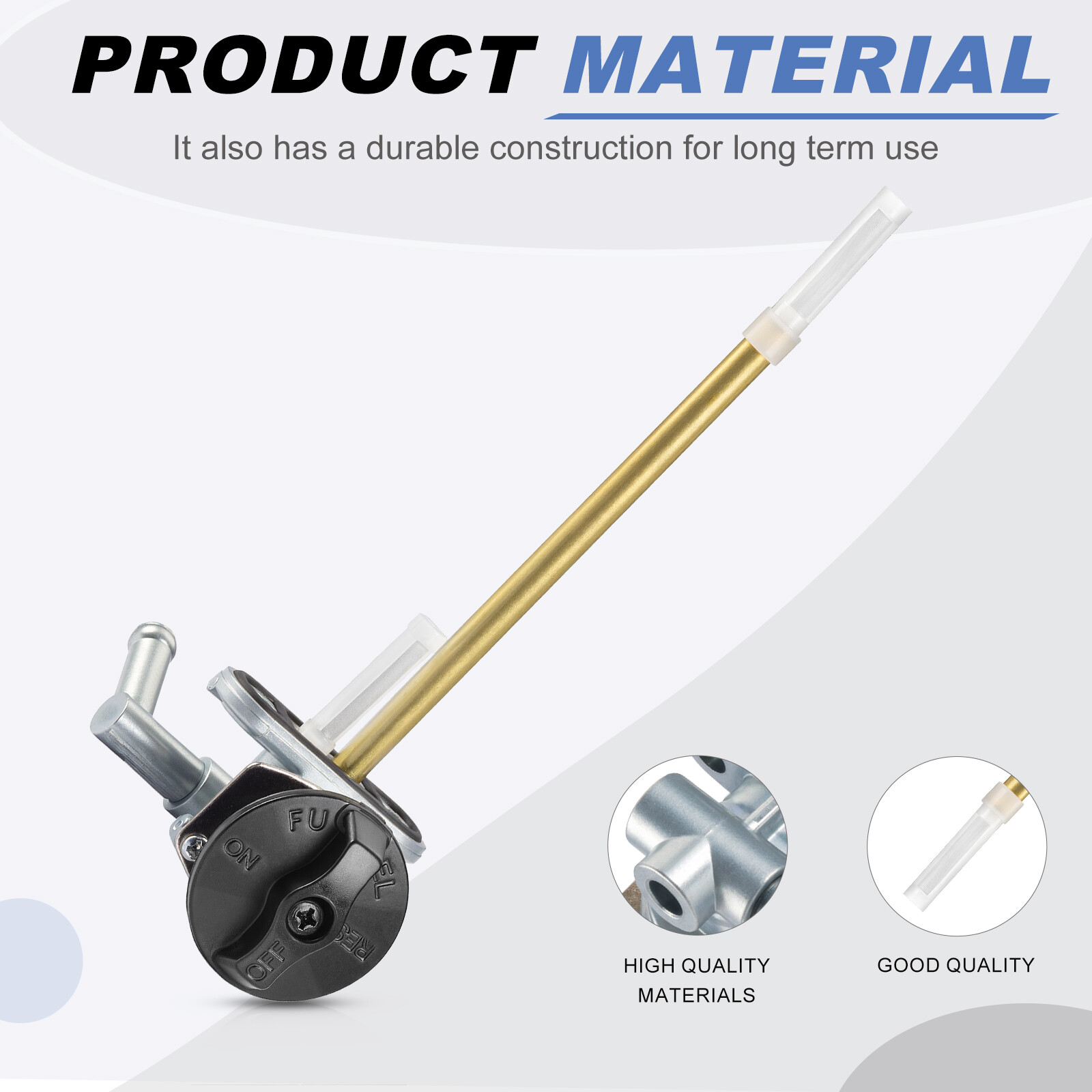 96~03 For Kawasaki ZX750 Ninja ZX7R ZX7RR Fuel Tap Petcock 51023-1336 with Knob