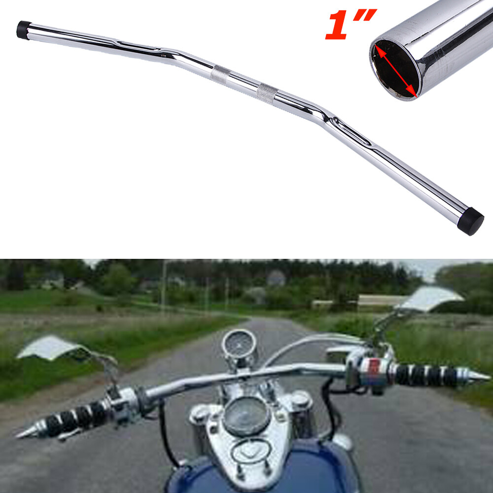 1″ Inch Drag Bar Handlebars Bars For Harley Cruisers Bobber Cafe Racer Universal
