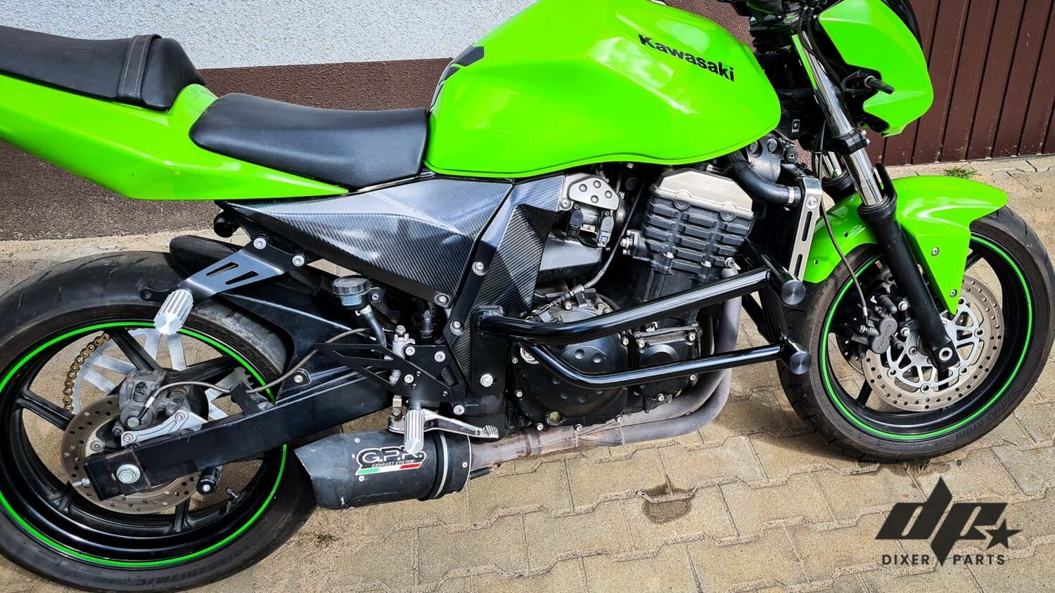 Crash Cage Kawasaki Z750 Z1000 (2004-2006) Stunt Street Engine Guard Highway Bar