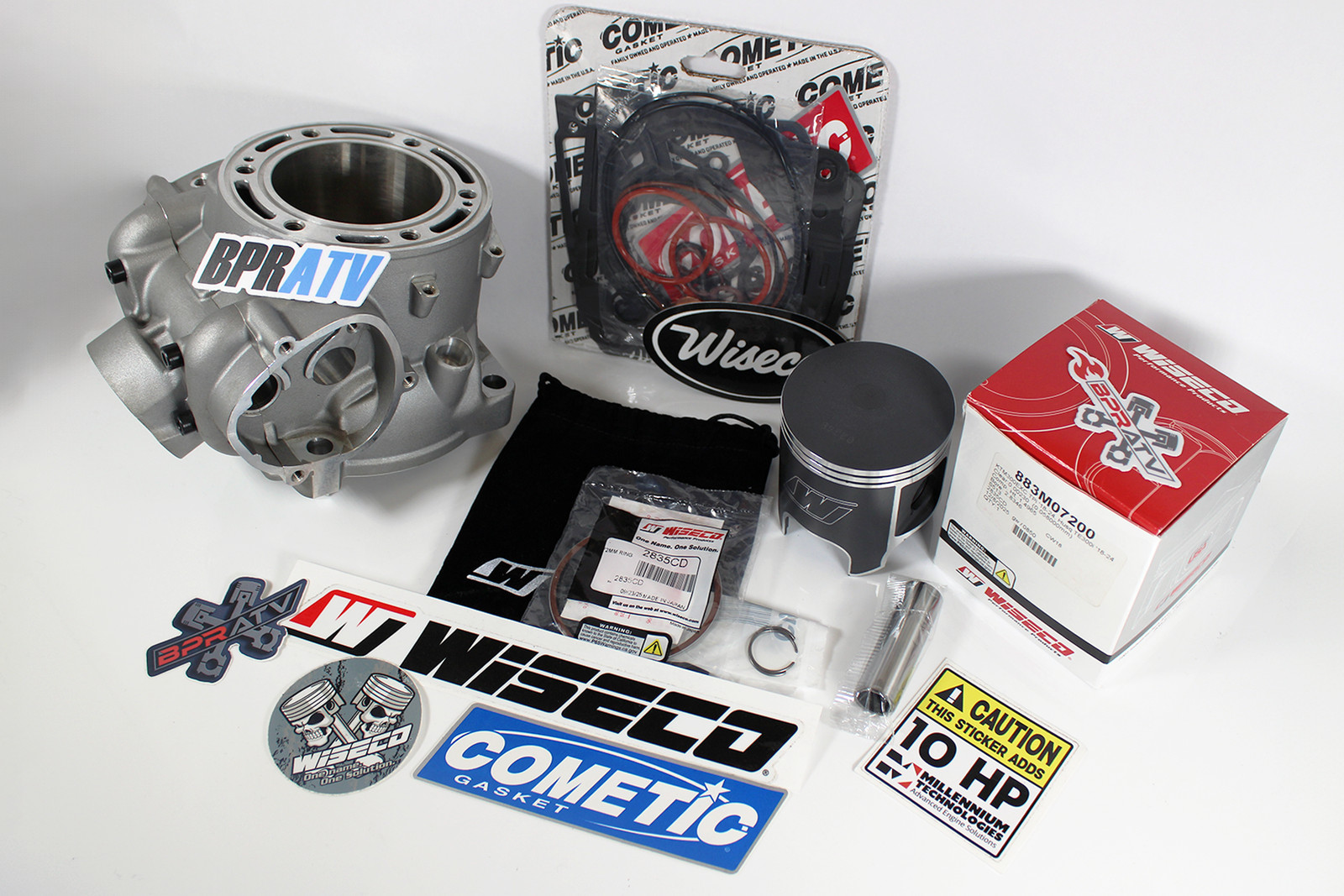 KTM Husqvarna GasGas 300 72mm Top End Rebuild Kit Wiseco Piston Cylinder Cometic