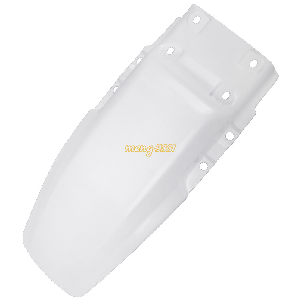 Rear Fender White Plastic Guard for 1985-2000 Honda XR80 R XR100 R XR80R XR100R
