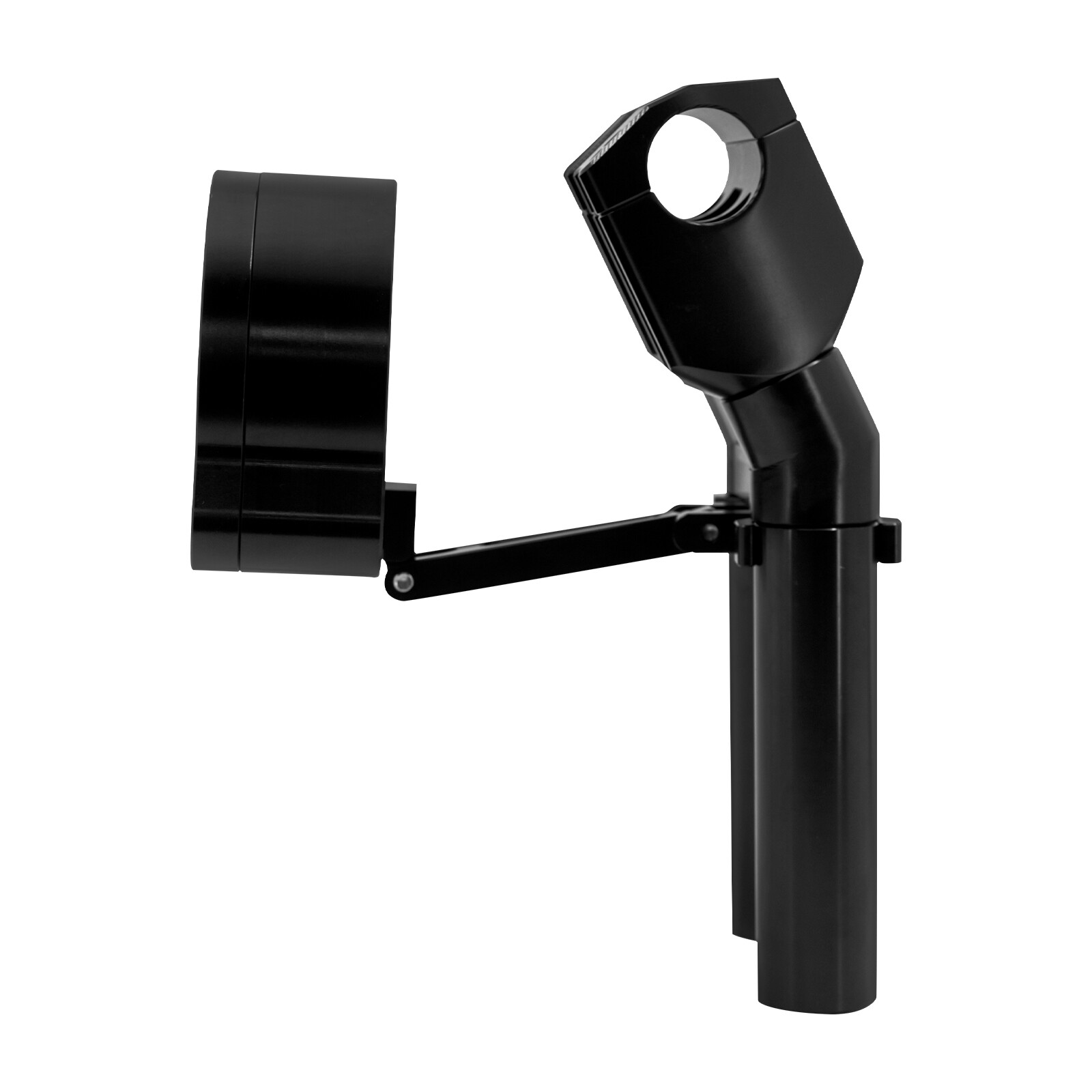 10″Handlebar Clamp Black Risers w/ Gauge Housing For Harley Road Glide 2015-2023