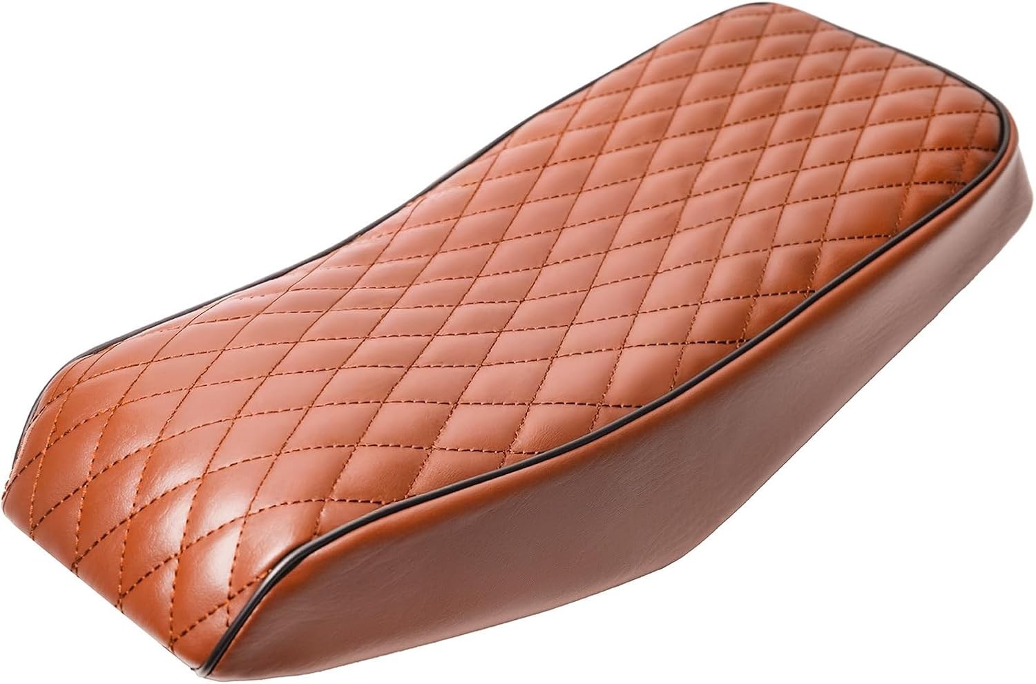 Brown Diamond Stitch Mini Bike Seat Cover for Mega Moto MMB80 Coleman RB100