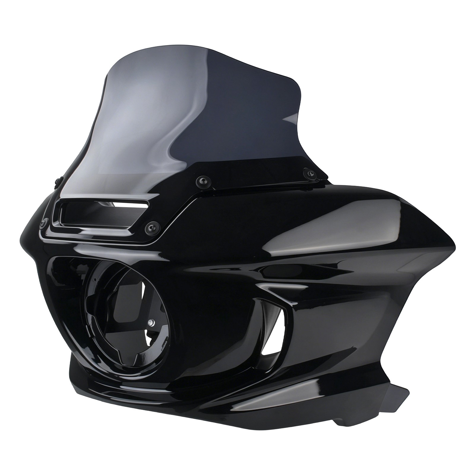 Black Headlight Fairing w/ Windshield Fits For Harley Low Rider ST FXLRST 22-25