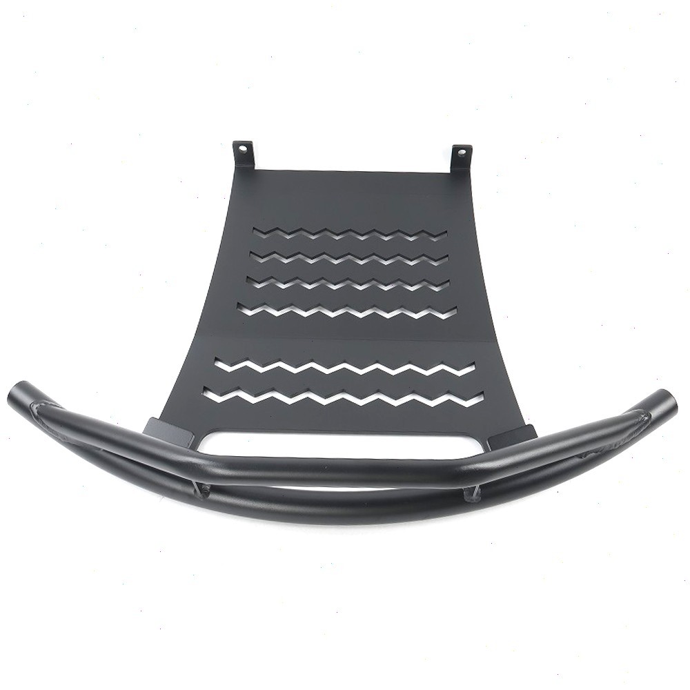Black aluminum Front Bumper with Skid Plate For Can-Am Spyder RT/RT-L 2020-2025