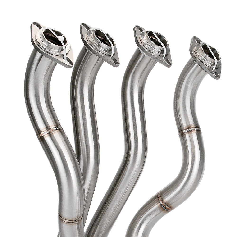 For Kawasaki Ninja ZX6R 2009-2022 Full System Header Exhaust Front Mid Link Pipe
