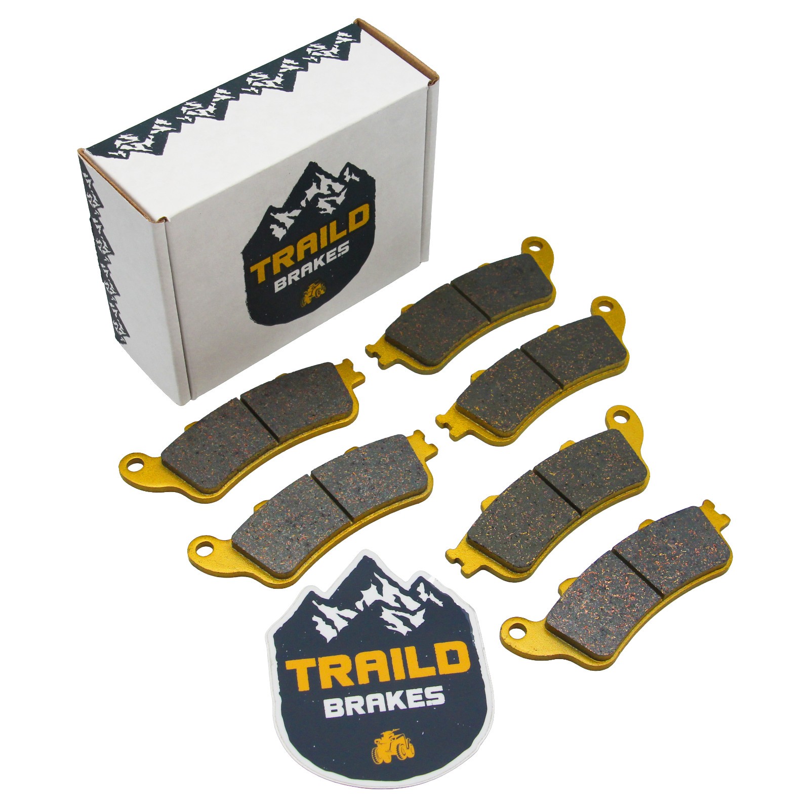 Honda VTX 1800 2002-2008 Ceramic Brake Pad Full Vehicle Set