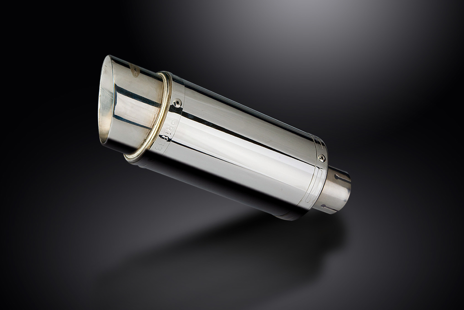 Delkevic Slip On 9″ Oval Carbon Motorcycle Exhaust Muffler With Strap