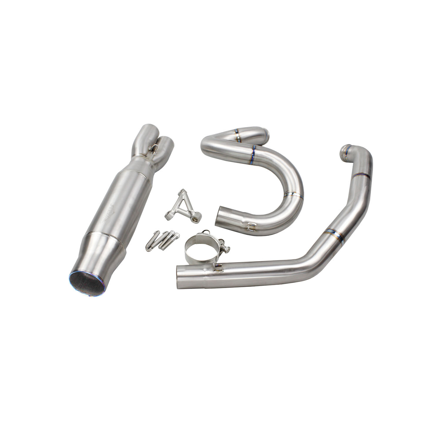 2 in 1 Exhaust Pipe for Harley06-17 Dyna Low Rider Street Fat Bob with Twin Cam