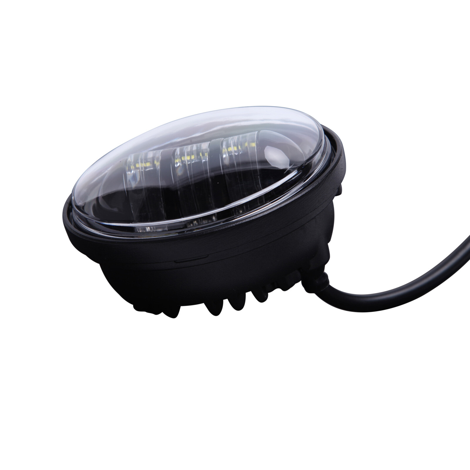 Pair Black 4.5″ Inch LED Passing Lamp Spot Fog Lights For Victory Cross Country