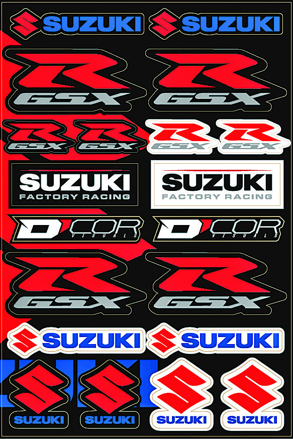 D’COR Decal Sheet 12 mil Yellow 40-40-105