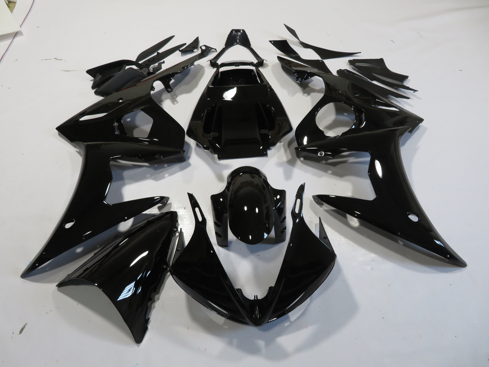 Fit for YAMAHA YZF R6 2005 Vivid Black Injection Fairing ABS