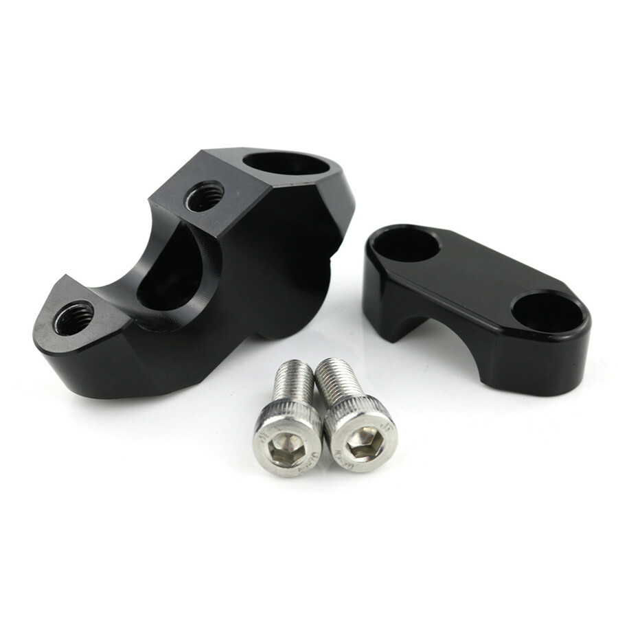 1 Pair Handlebar Risers & Offset Kits For Motorcycle w/7/8in 22mm Handle Bars