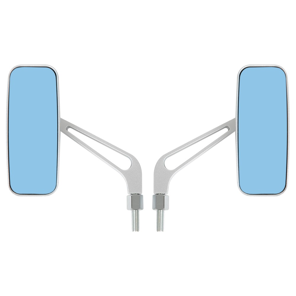 8mm/10mm Rectangle Motorcycle Rearview Side Mirrors For Honda Ruckus 50 NPS50